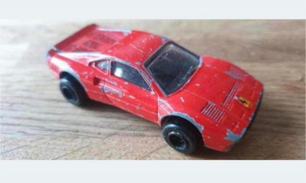 Majorette Ferrari GTO nr. 211 – Made in France – schaal 1:56, Ophalen of Verzenden, Gebruikt, Auto