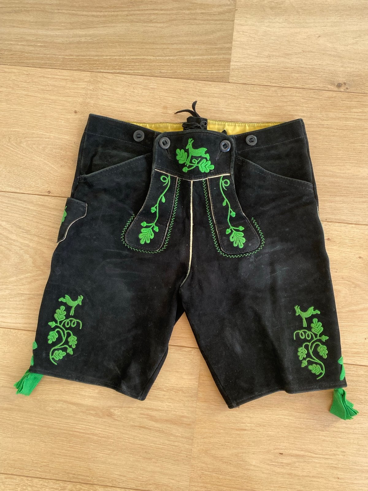 Tracht Oktoberfest Lederhose maat xs/46, Ophalen of Verzenden, Gedragen, Maat 46 (S) of kleiner