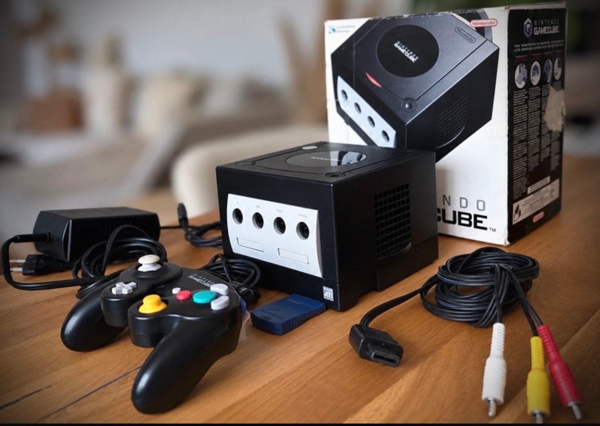 Nintendo GameCube Zwart met controller en games, Met games, Zwart, Ophalen of Verzenden, Zo goed als nieuw
