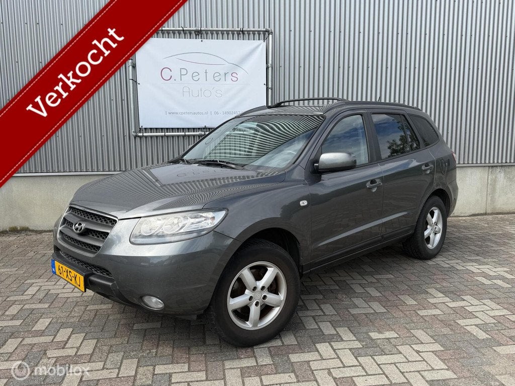 Hyundai Santa Fe 2.7i V6 Dynamic 2007 Navigatie / Bluetooth, Auto's, Hyundai, Bedrijf, Santa Fe, ABS, Airbags, Airconditioning