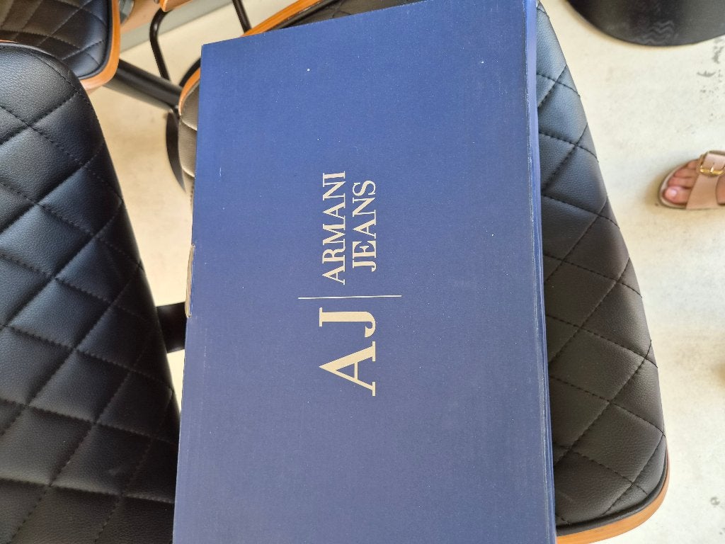Armani heren sneakers donkergroen, Ophalen, Armani jeans, Overige kleuren, Sneakers of Gympen