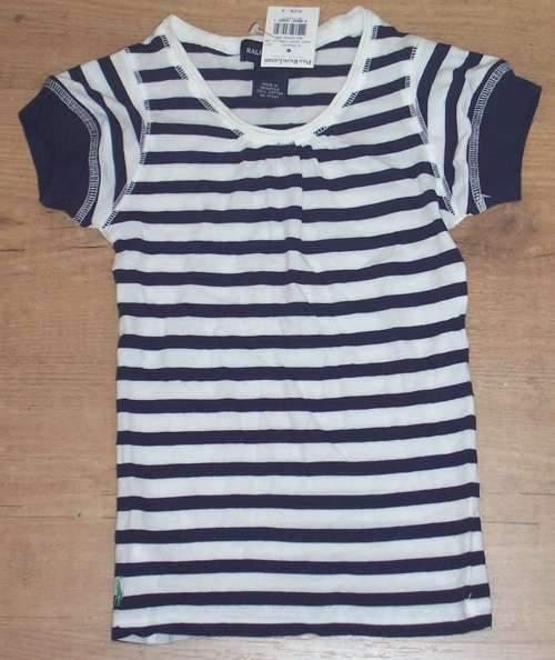Maat 116 Blauw/wit Ralph Lauren shirt NIEUW (5504) a, Kinderen en Baby's, Kinderkleding | Maat 116, Meisje, Nieuw, Ophalen of Verzenden