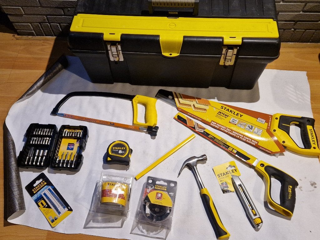 Stanley handgereedschap, nieuw, incl koffer 65cm, Ophalen of Verzenden, Nieuw
