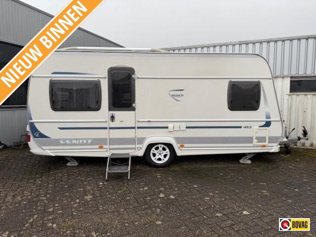 Fendt 465 SFB Bianco 2012 fietsenrek en voortent, Caravans en Kamperen, Schokbreker, Rondzit, Bedrijf, Overige typen