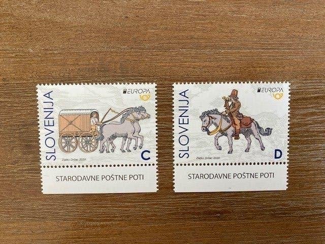 Slovenie 2020, Mi 1418-1419 Europa CEPT, Ophalen of Verzenden, Overige landen, Postfris