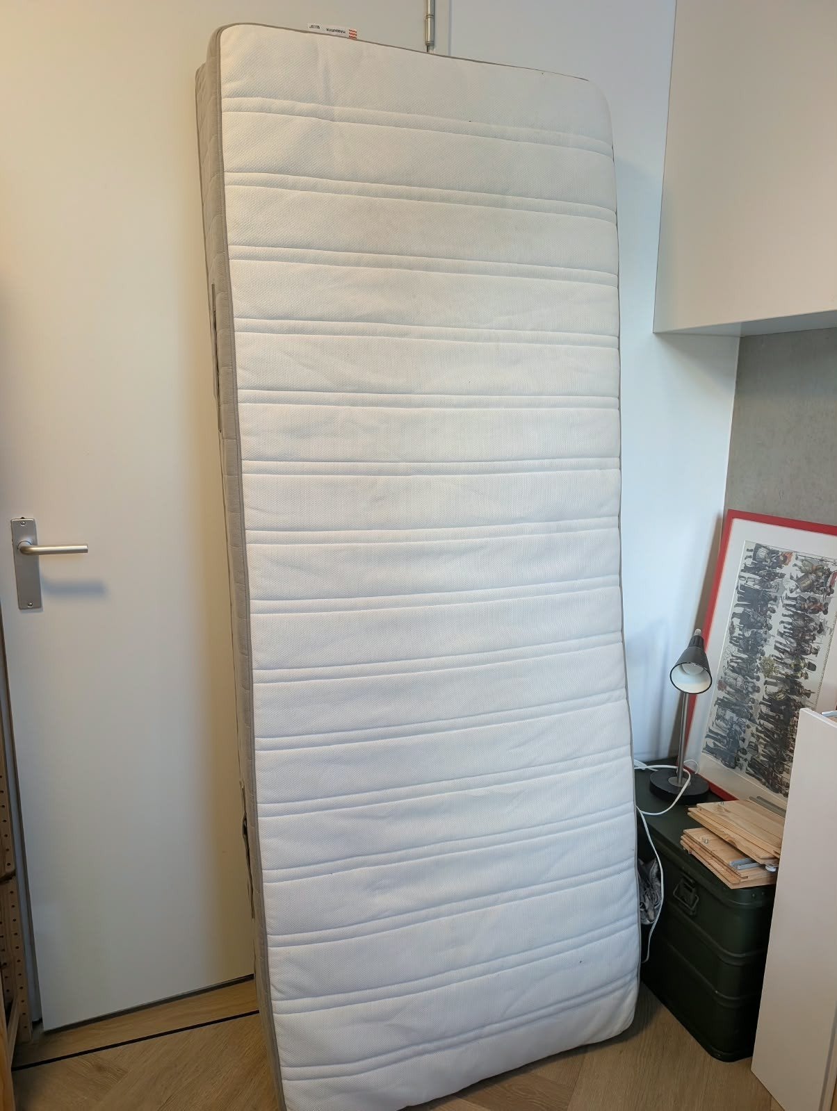 IKEA Hamarvik matras 80x200 cm - 1 jaar gebruikt, Gebruikt, Eenpersoons, Ophalen of Verzenden, 80 cm