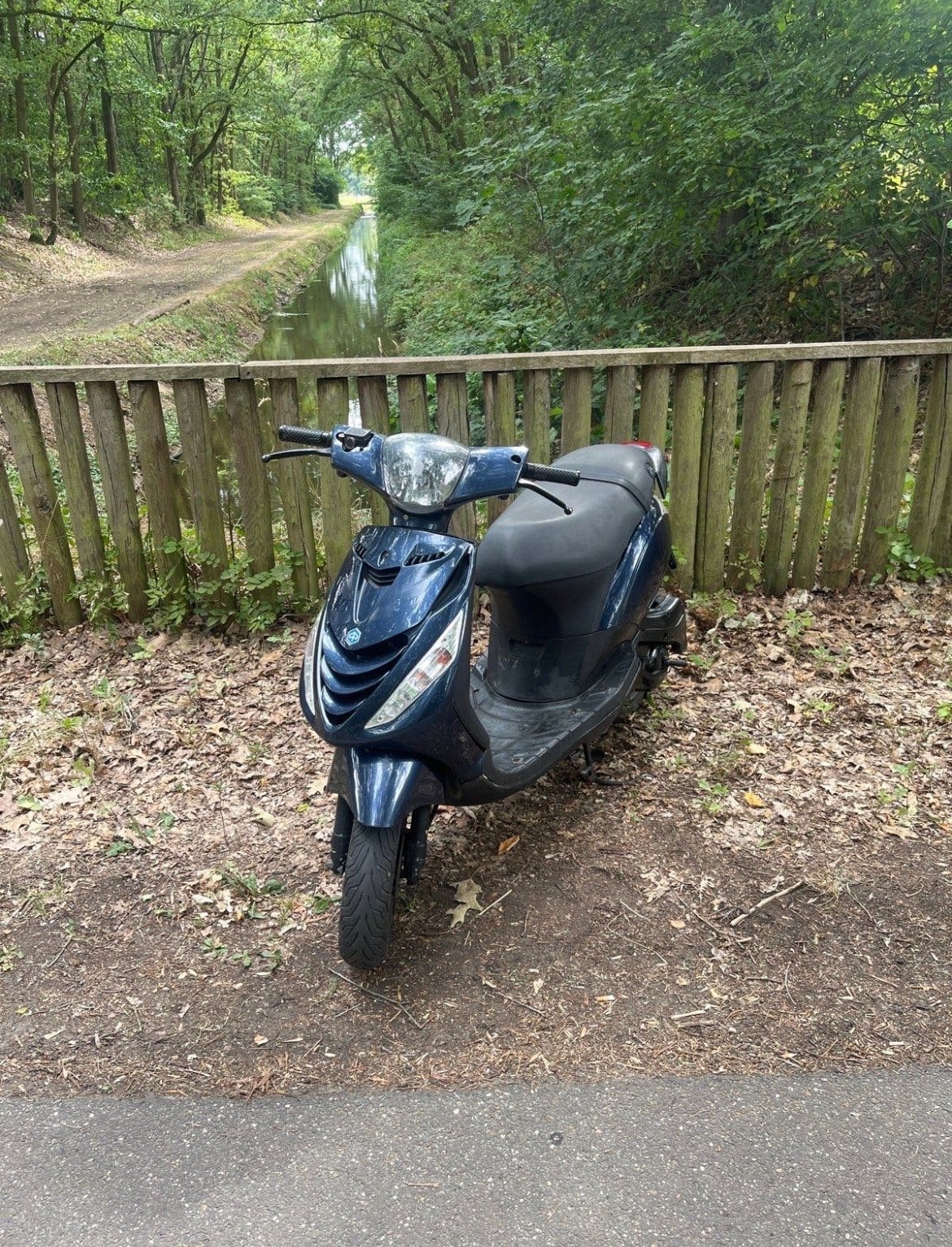 Piaggio Zip Scooter - Blauw., Ophalen, Gebruikt, Maximaal 45 km/u, Zip