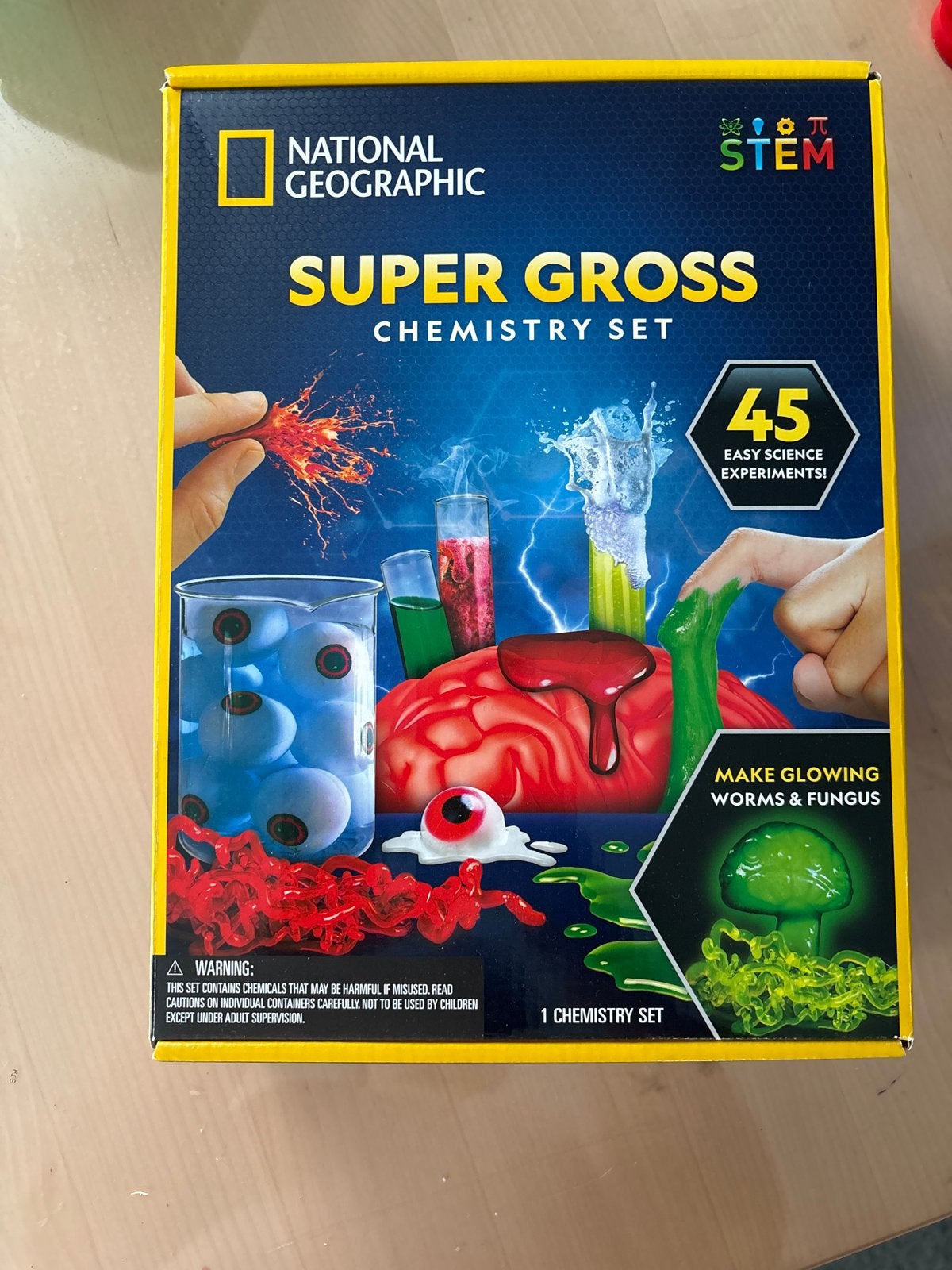 National Geographic Super Gross Chemistry Set, Ophalen of Verzenden, Zo goed als nieuw, Ontdekken