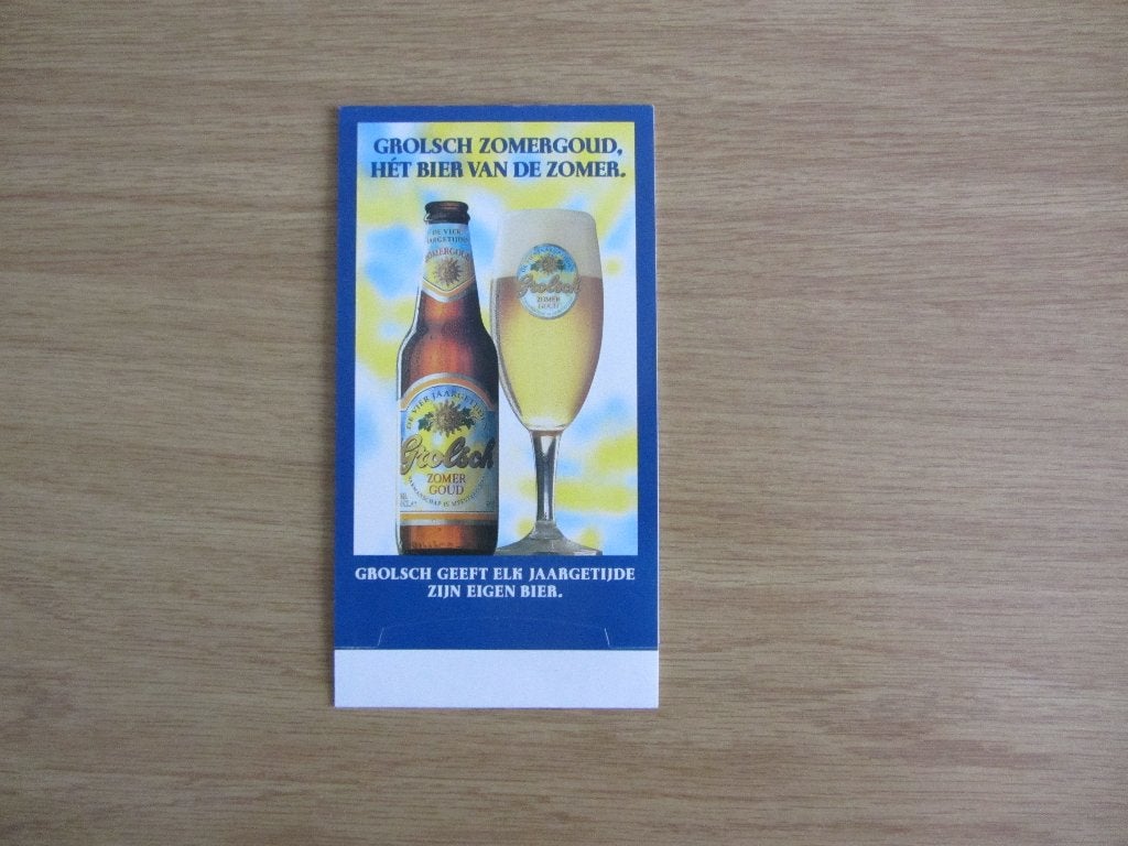 grolsch tafelstandaard - zomergoud 2, Ophalen of Verzenden, Nieuw, Overige typen, Grolsch
