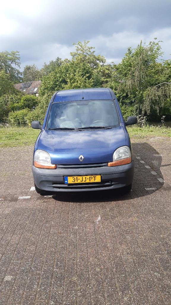Renault Kangoo 1.4 Breed Priv Euro 2000 2002 Blauw, Auto's, Renault, 1025 kg, 4 cilinders, Trekhaak, Blauw