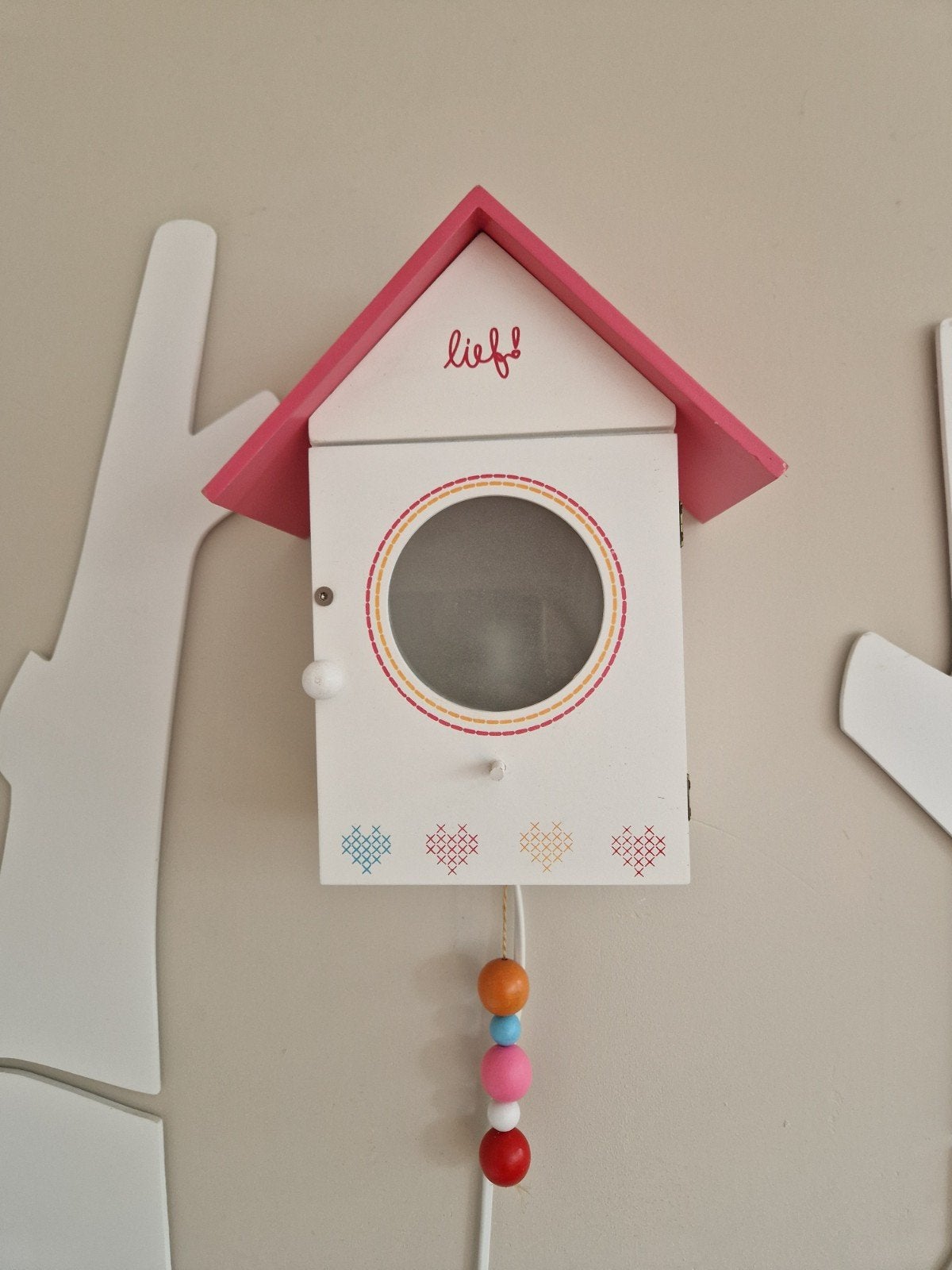 Houten wandlamp vogelhuisje van Lief., Ophalen of Verzenden, Zo goed als nieuw, Wanddecoratie
