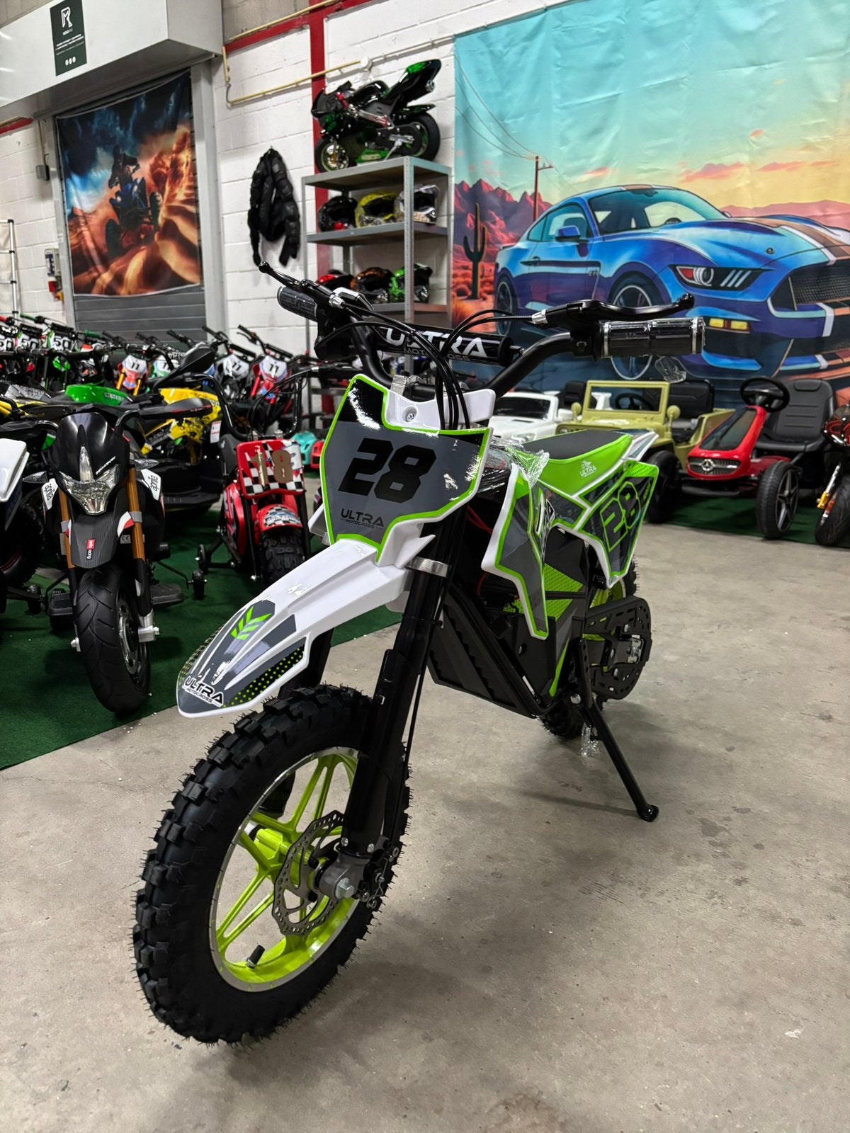 ‼️NIEUW‼️Ultra Motocross Groen 1000W 36V Kindercrosser Accu, Kinderen en Baby's, Ultra motocross, Nieuw, Info@roadmax.nl, Dr.Nolenslaan 157E 6136GM Sittard
