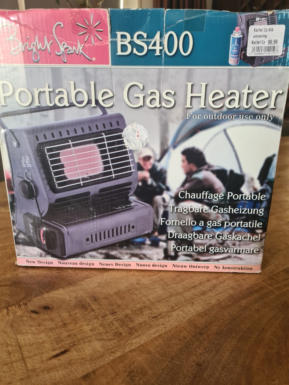 Gas/kook heater, Ophalen of Verzenden, Zo goed als nieuw
