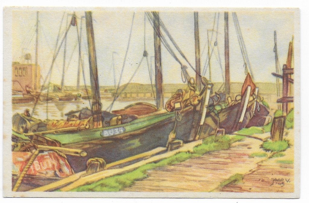 Bunschoten Spakenburg Ongelopen Ansichtkaart (B6854), Ophalen of Verzenden, 1980 tot heden, Ongelopen