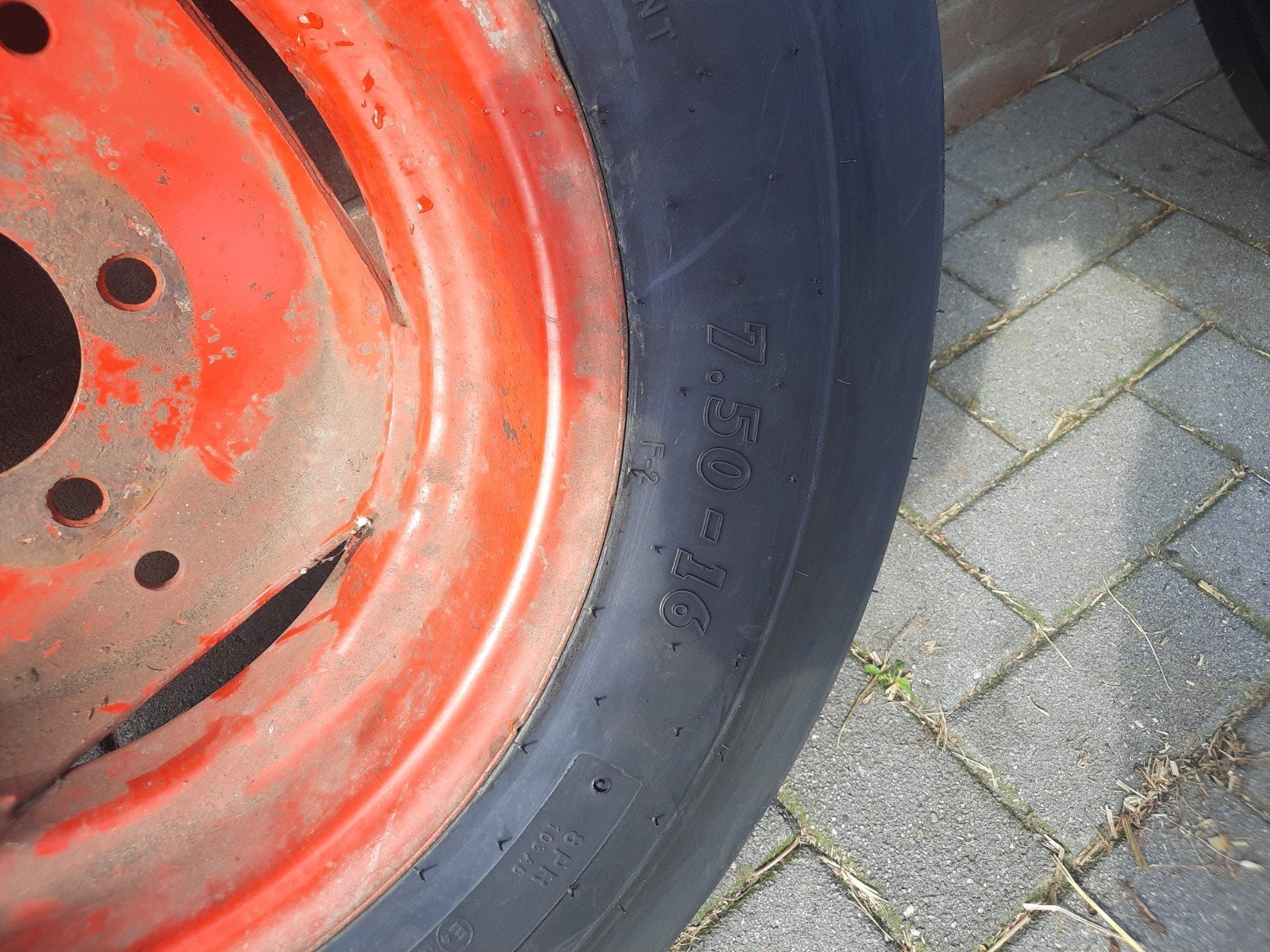 Nieuwe BKT banden met velg 7.50-16 voor Fendt 103S, Zakelijke goederen, Ophalen of Verzenden