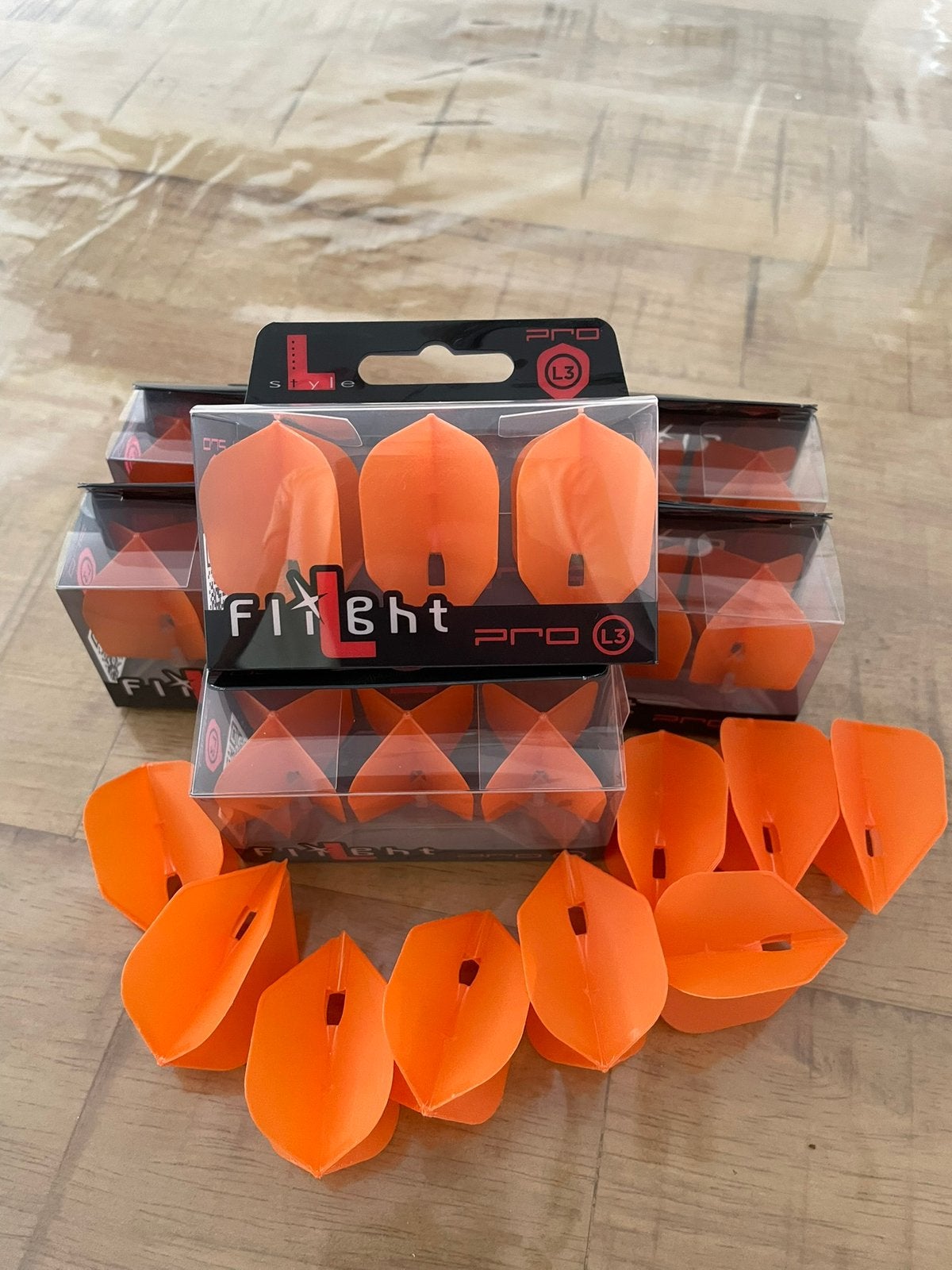 L-Style flights en shafts compleet, Ophalen of Verzenden, Zo goed als nieuw, Flights
