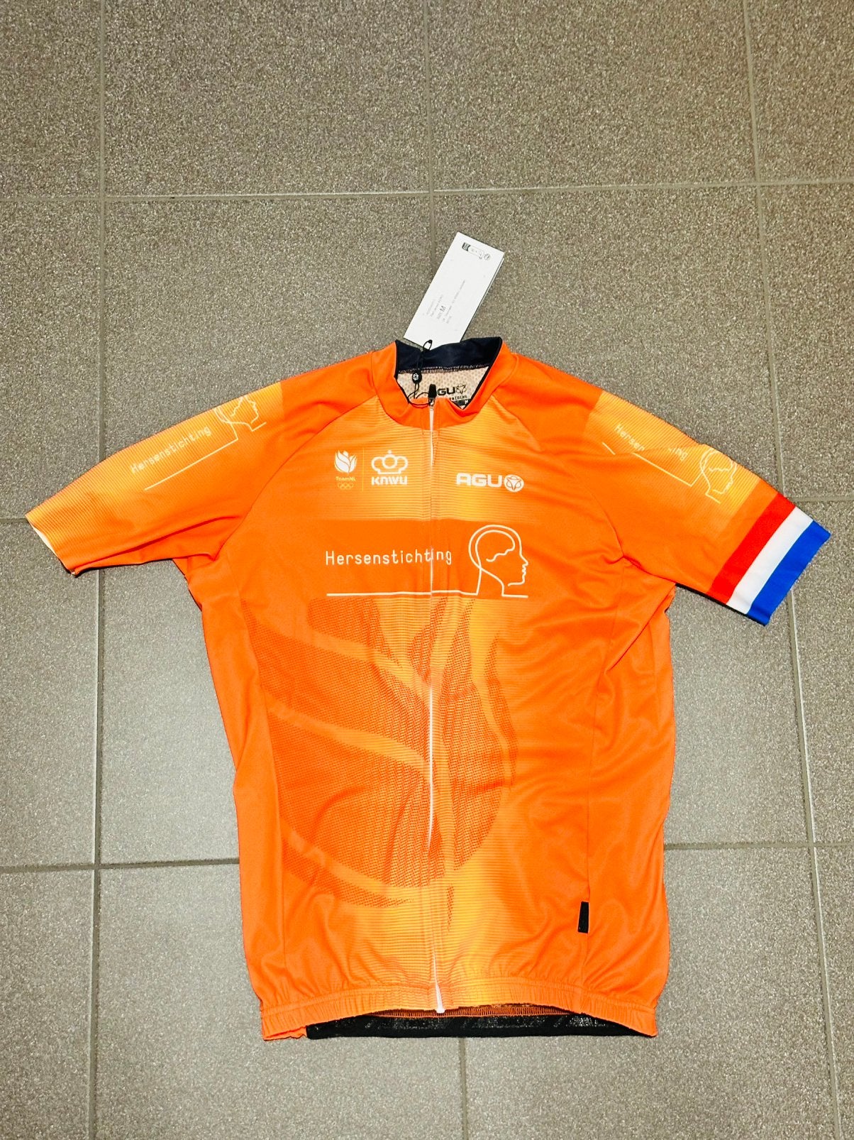 Wielrenkleding wielrenshirt fietsshirt teamNL maat M Agu, Nieuw, Ophalen of Verzenden, Bovenkleding, Kinderen