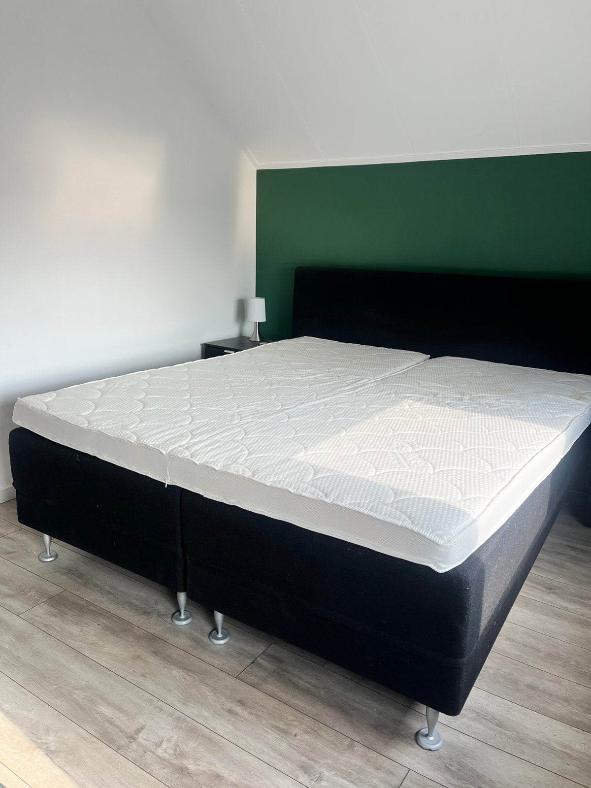 Elektrische verstelbare boxspring swiss sense, Ophalen, Gebruikt, Tweepersoons, 180 cm