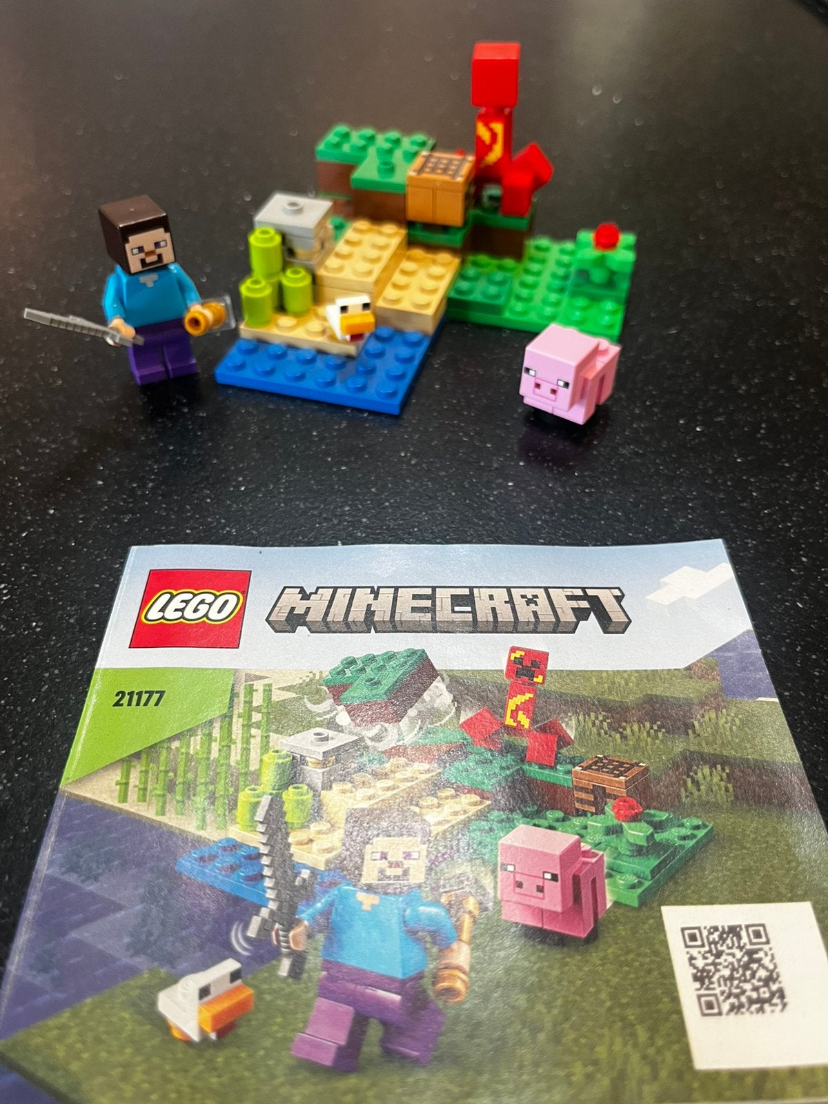 Lego Minecraft 21177, Ophalen of Verzenden, Zo goed als nieuw