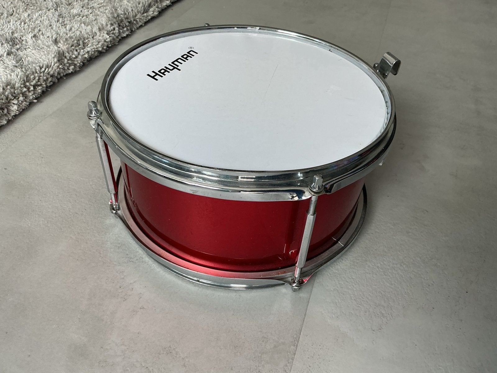 Hayman Snaredrum Rood - Gebruikt, Muziek en Instrumenten, Drumstellen en Slagwerk, Ophalen of Verzenden, Gebruikt, Overige merken