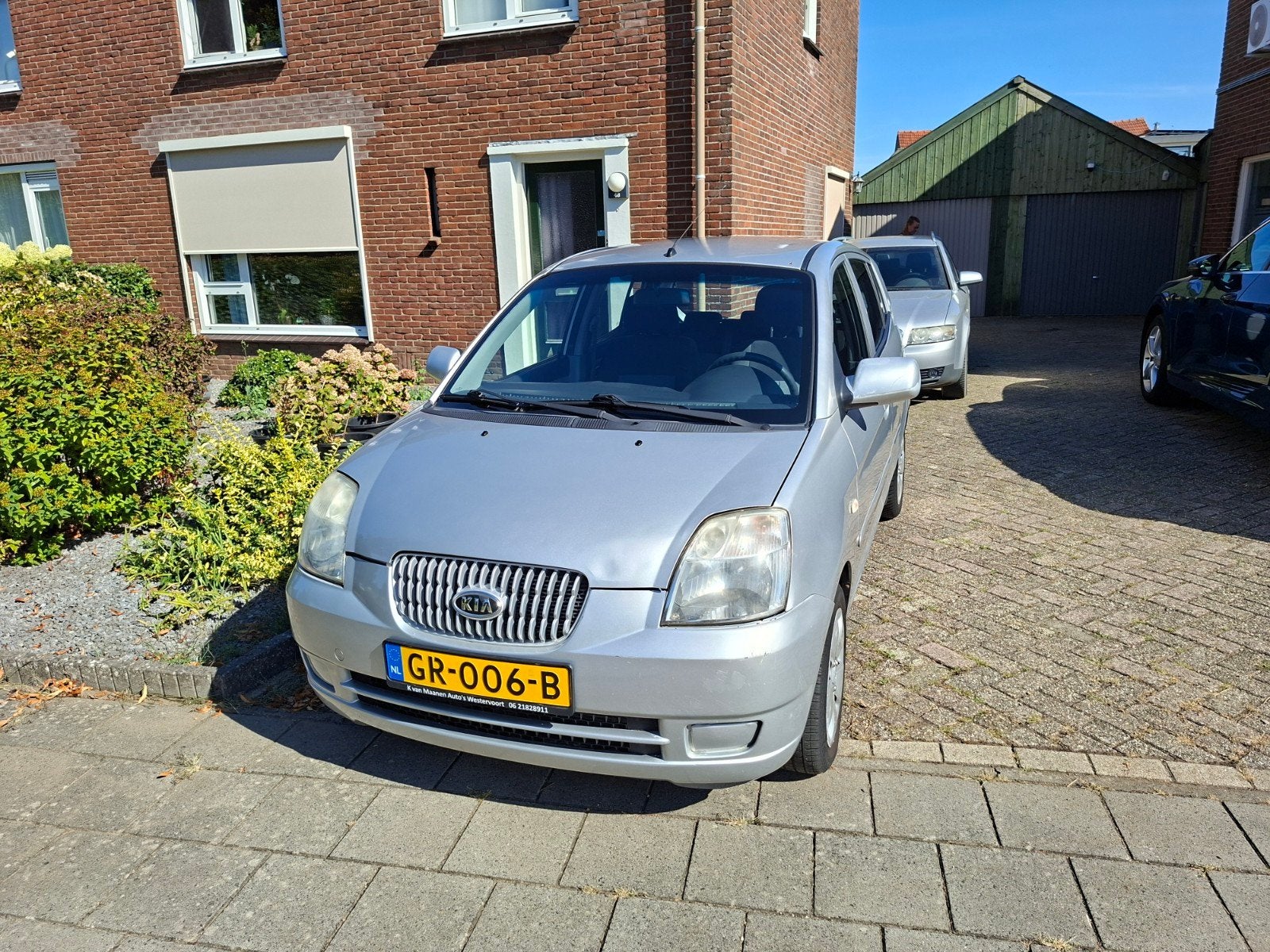 Kia Picanto 1.1 48KW 2007 Grijs, Stof, 836 kg, 4 cilinders, 400 kg