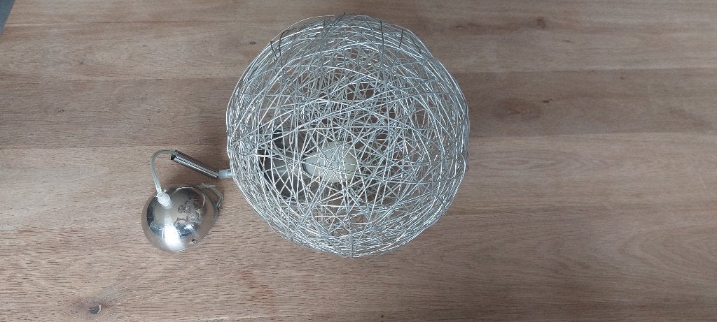 Diverse hanglampen en een staande lamp, Ophalen, Gebruikt, E27 (groot), Metaal