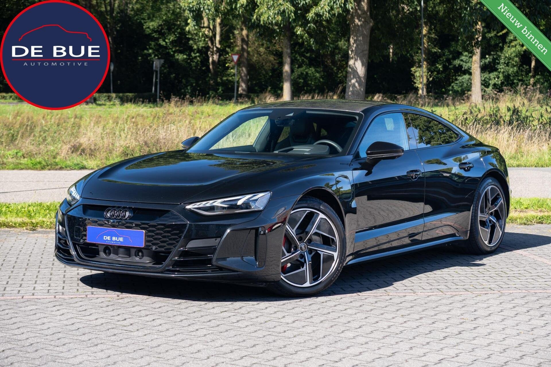 Audi e-tron GT Edition ZERO 93 kWh|OrgNL NAP|1ste Eig.|BTW|R, Auto's, Automaat, Dealer onderhouden, Zwart, Automatische klimaatregeling