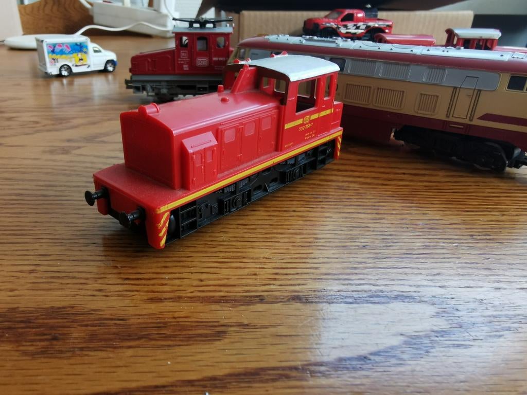 Lima Locomotief Rood, Gebruikt, Ophalen of Verzenden, Lima, Gelijkstroom