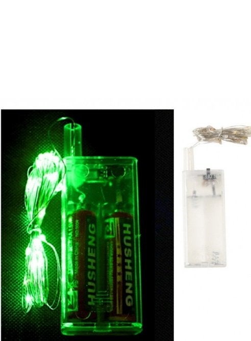 LED SNOERTJE OP BATTERIJ - DIVERSE KLEUREN, Ophalen of Verzenden, Nieuw, Blauw, Overige materialen