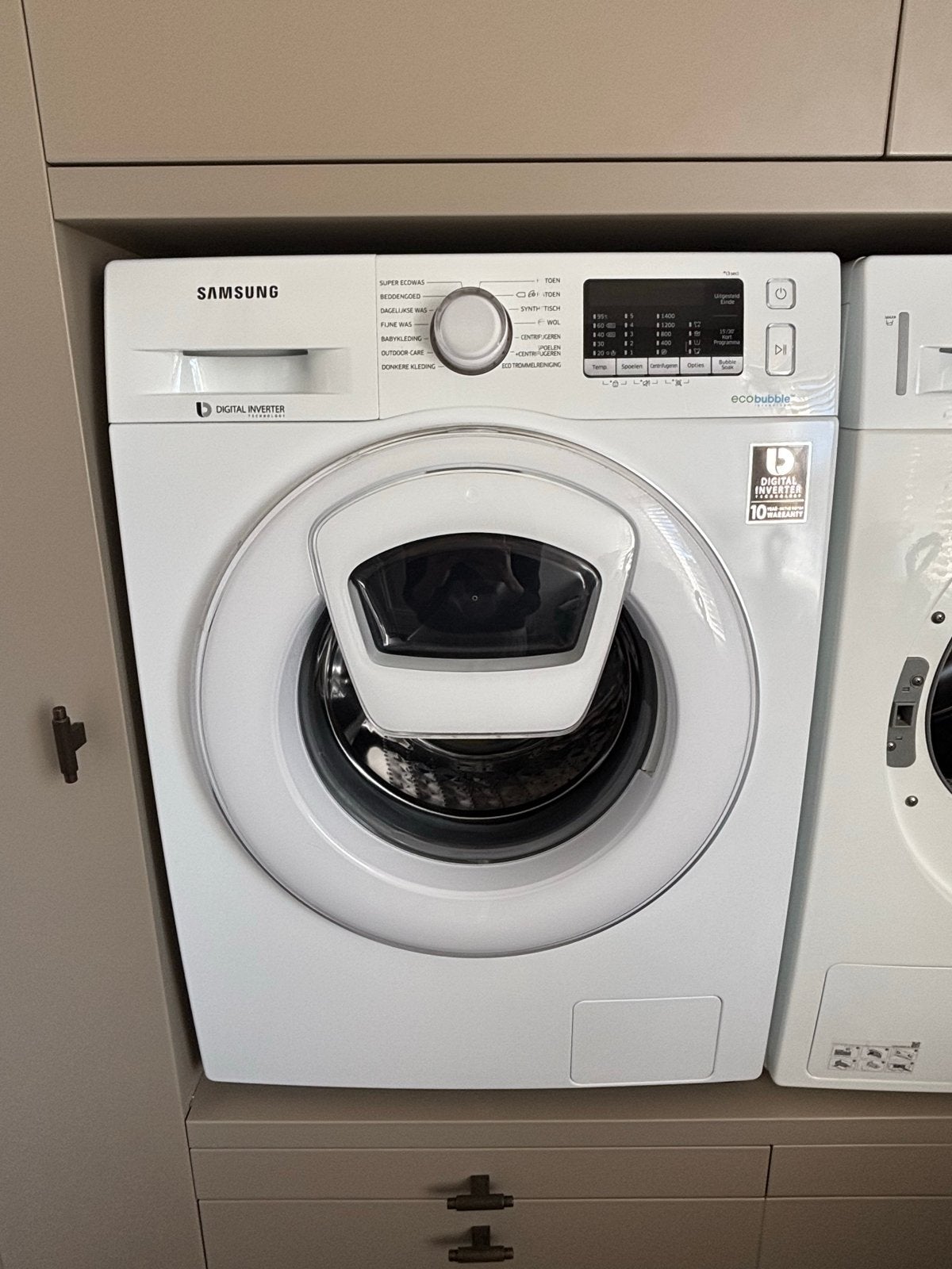 Foto 4 van (Set) Samsung Wasmachine en Warmtepompdroger