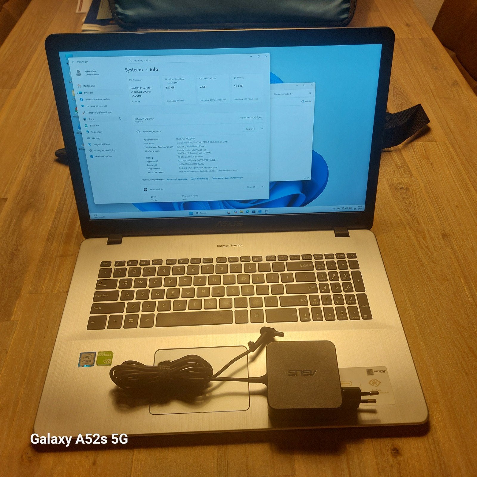 ASUS Vivobook Pro 17 - i5 8th Gen, 8GB 1TB HDD + 128GB S, Computers en Software, Windows Laptops, Ophalen, 2 tot 3 Ghz, Qwerty