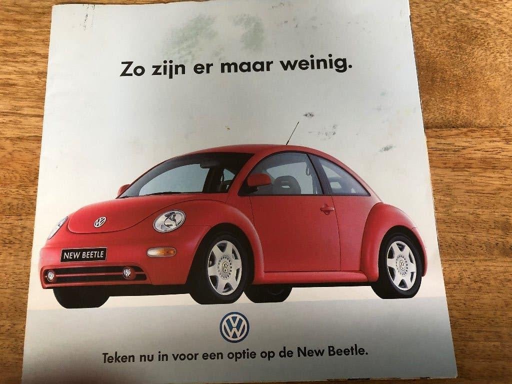 New Beetle folder, Onbekend, Ophalen of Verzenden, Zo goed als nieuw, Volkswagen