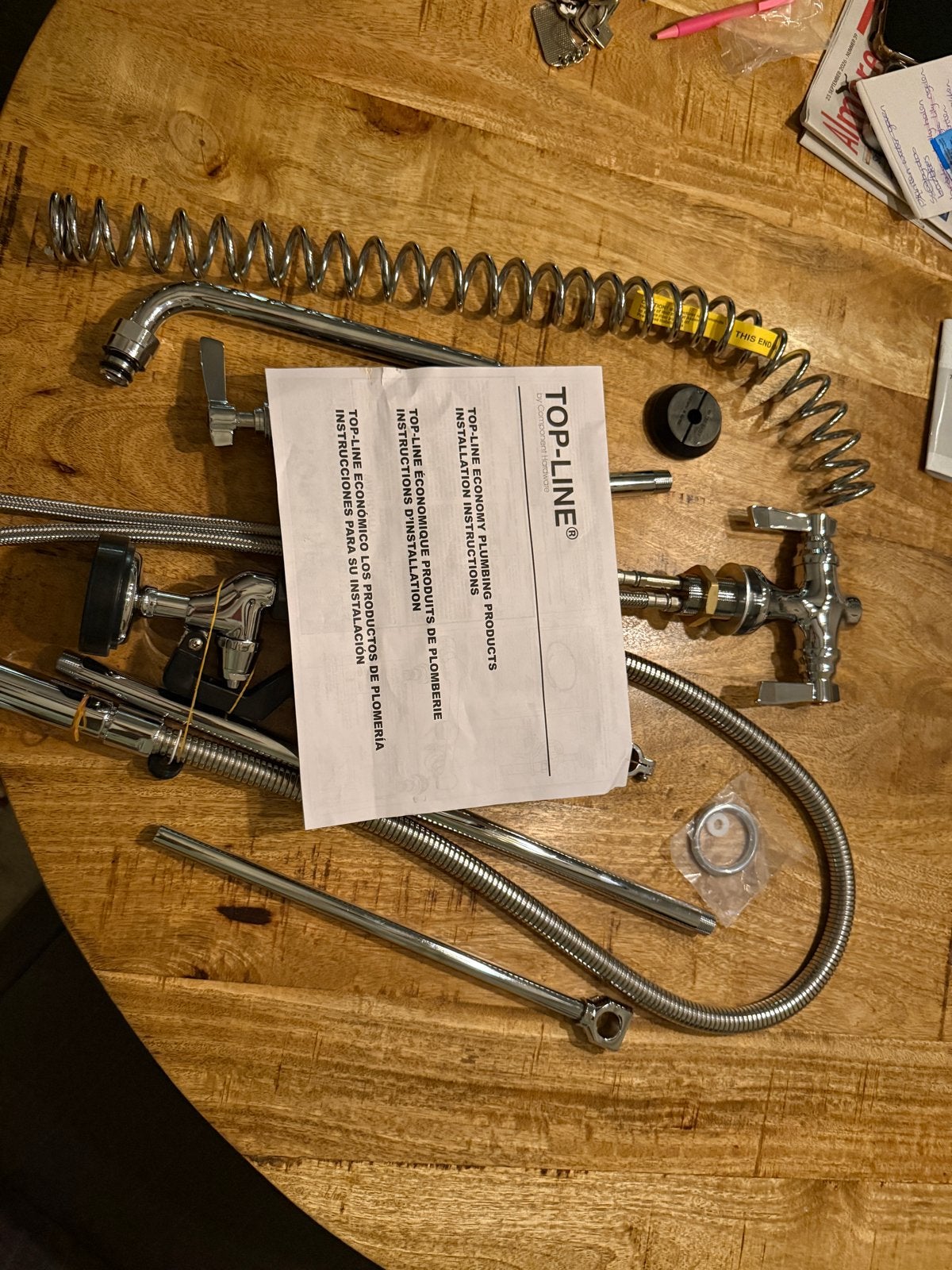 Professionele spoelkraan met voorspoeldouche - TOP-LINE, Overige typen, Ophalen of Verzenden, Metaal, Overige merken