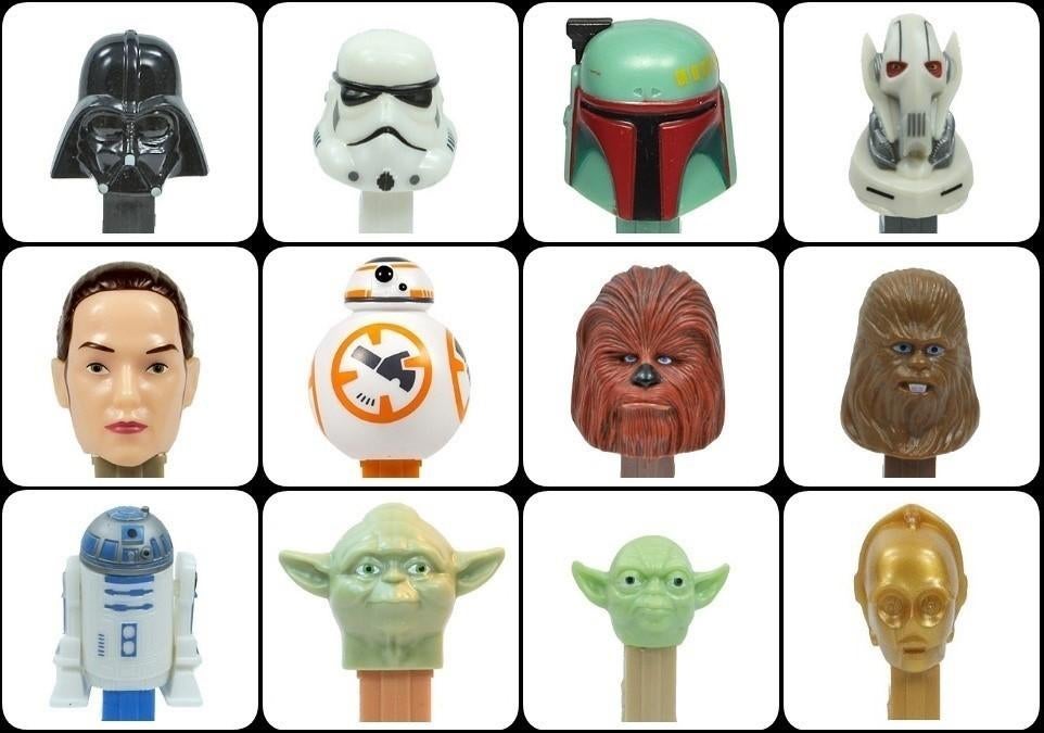 12 Verschillende Star Wars PEZ dispensers @ 5 euro per stuk, Verzamelen, Star Wars, Ophalen of Verzenden, Zo goed als nieuw, Actiefiguurtje
