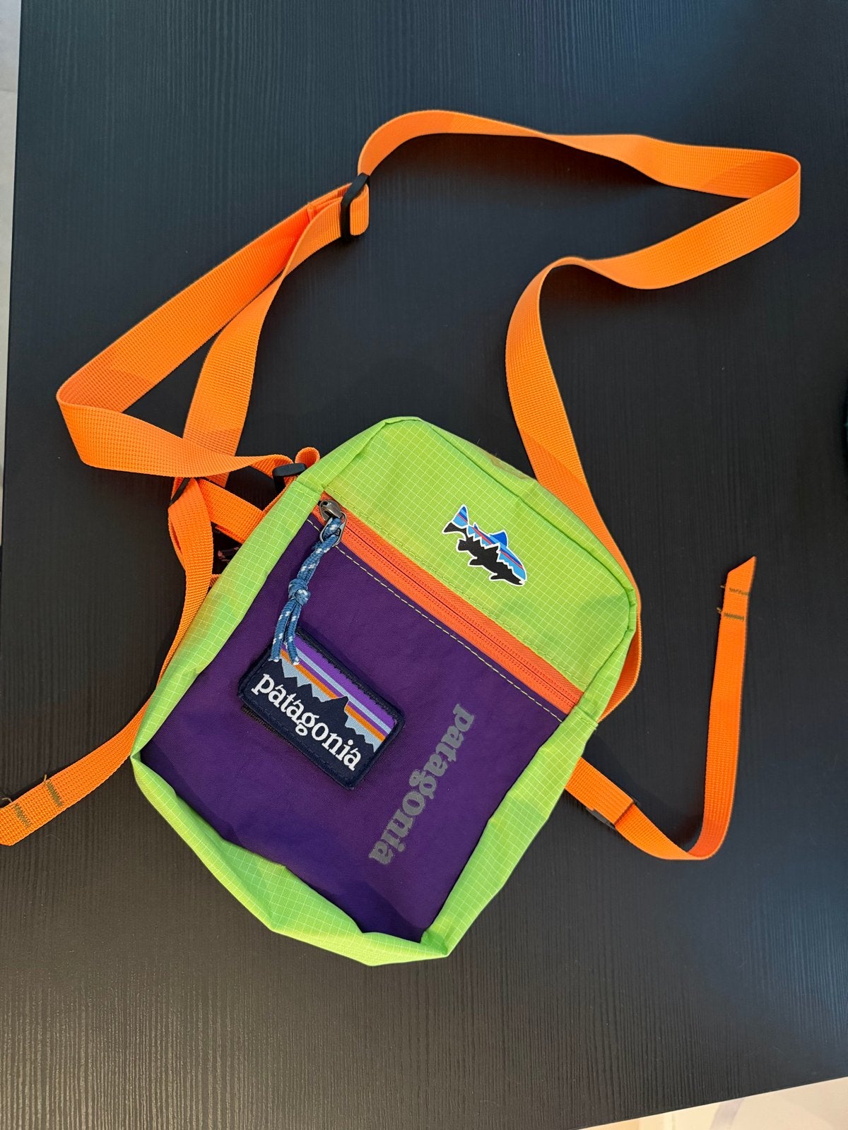 Patagonia Crossbody Tasje - Groen, Paars, Oranje, Ophalen of Verzenden, Zo goed als nieuw, Groen, Overige merken