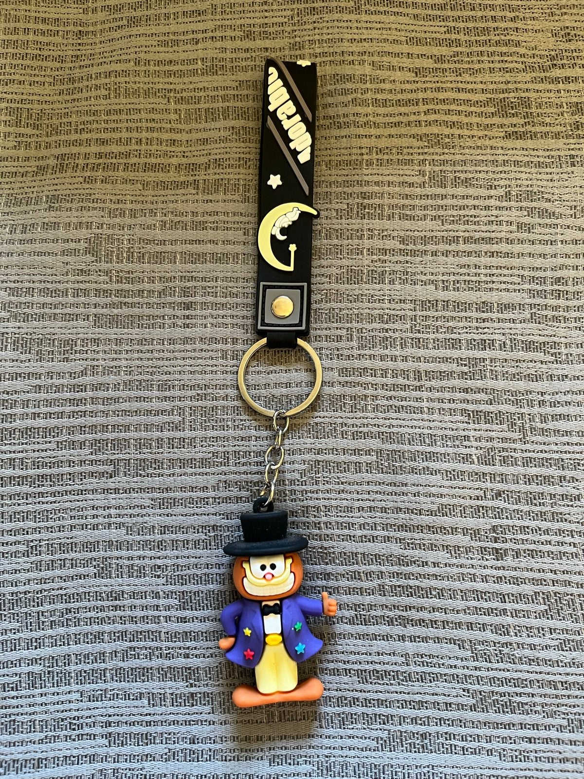 Garfield sleutelhanger - Totaal 22 cm lang, Ophalen of Verzenden, Zo goed als nieuw, Knuffel of Figuurtje