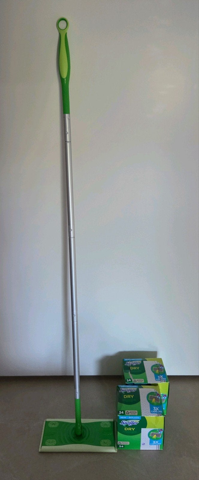 Swiffer dry ZGAN, Ophalen