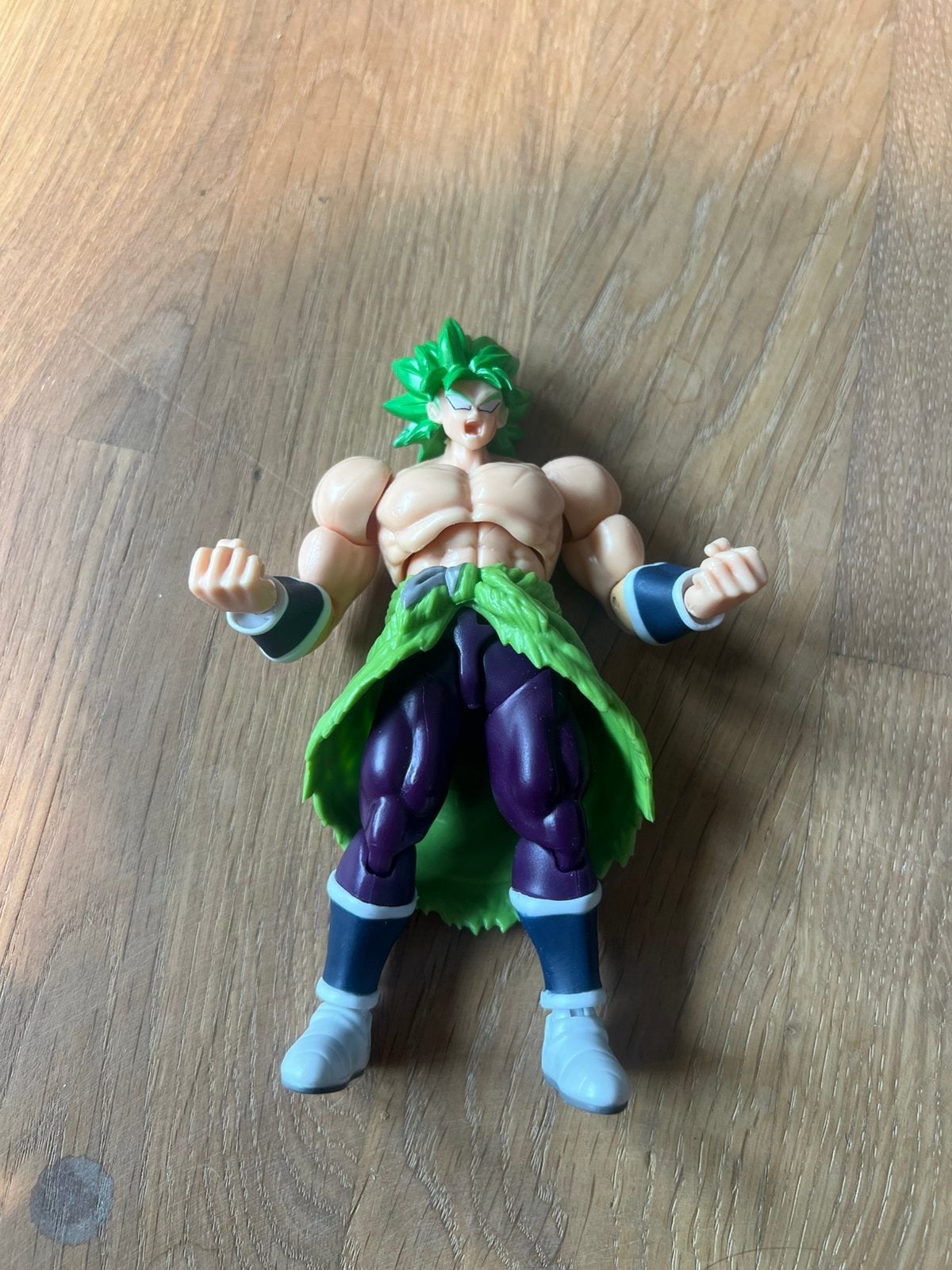 Dragon ball super broly action figure poppetje, Ophalen of Verzenden, Zo goed als nieuw