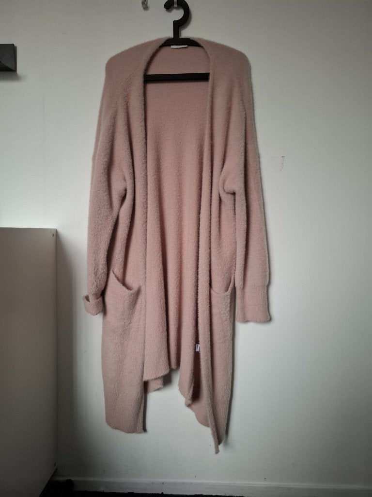 Lang vest, zacht roze, maat 44/46, Kleding | Dames, Ophalen, Zo goed als nieuw, Maat 42/44 (L), Roze
