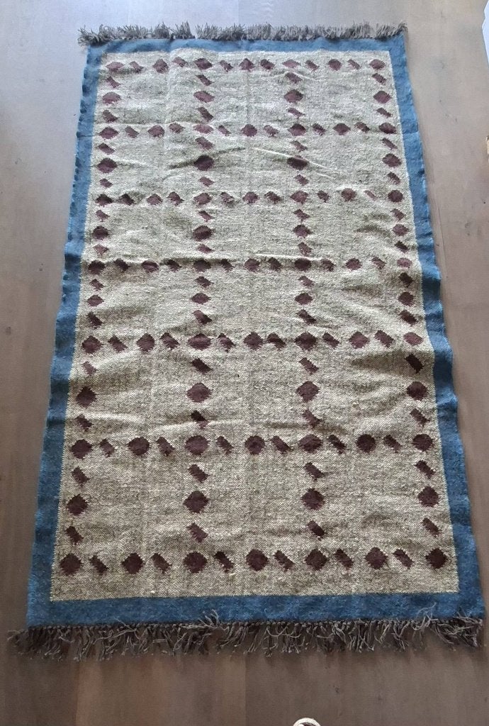 Vintage  vloerkleed met geometrisch patroon, Ophalen of Verzenden, Nieuw