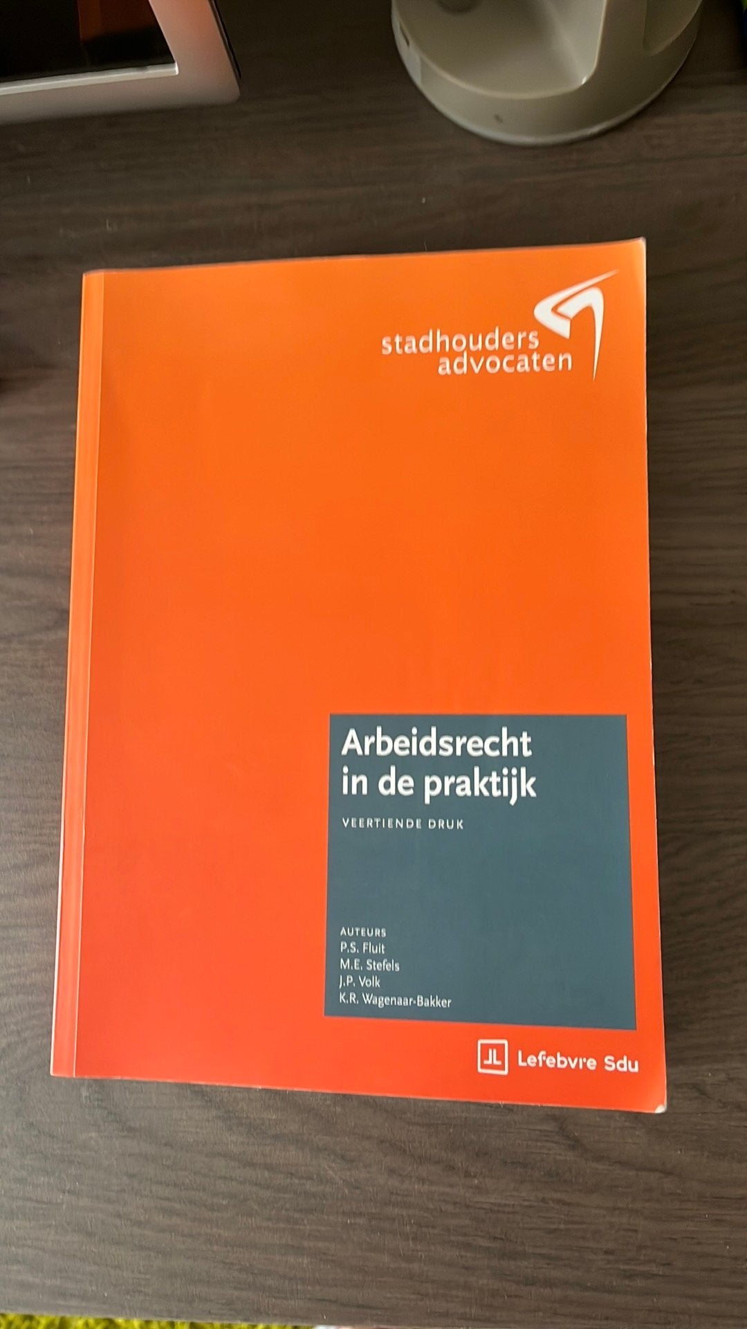 Arbeidsrecht in de praktijk, Ophalen of Verzenden, Zo goed als nieuw, Sociale wetenschap