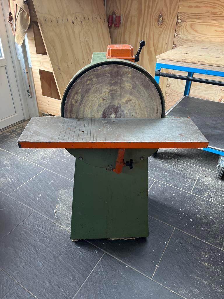 Robuuste schijfschuurmachine 40 cm voor houtbewerking, Ophalen, Gebruikt, 1200 watt of meer, Overige typen