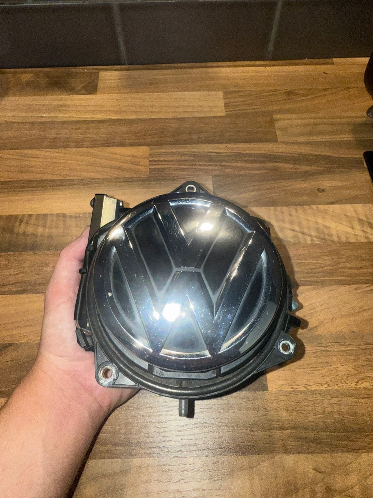 Originele Volkswagen VW achteruitrijcamera in achterklep, Ophalen, Zo goed als nieuw, Overige typen