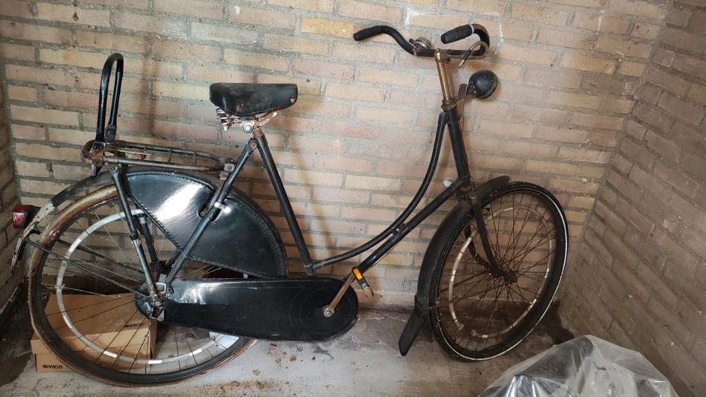 gazelle .oude omafiets, Ophalen, Terugtraprem, Gebruikt, 56 cm of meer