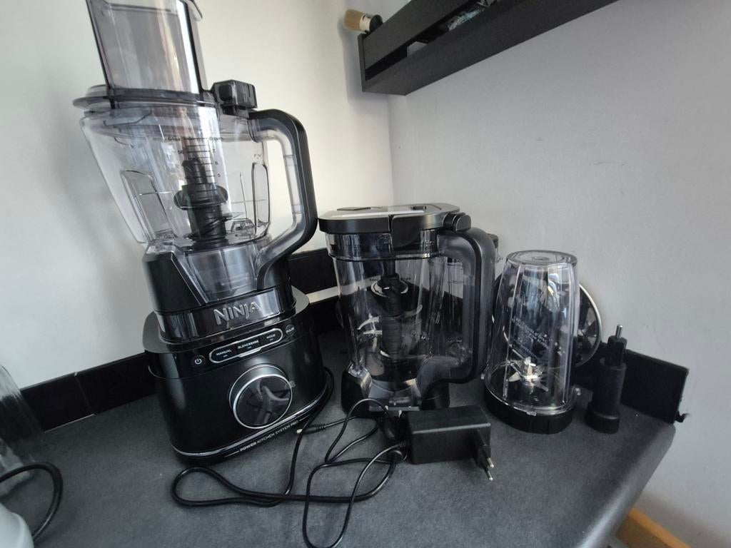 Ninja Food Processor & Blender Systeem - Zo goed als nieuw, Ophalen of Verzenden, Zo goed als nieuw, Blender
