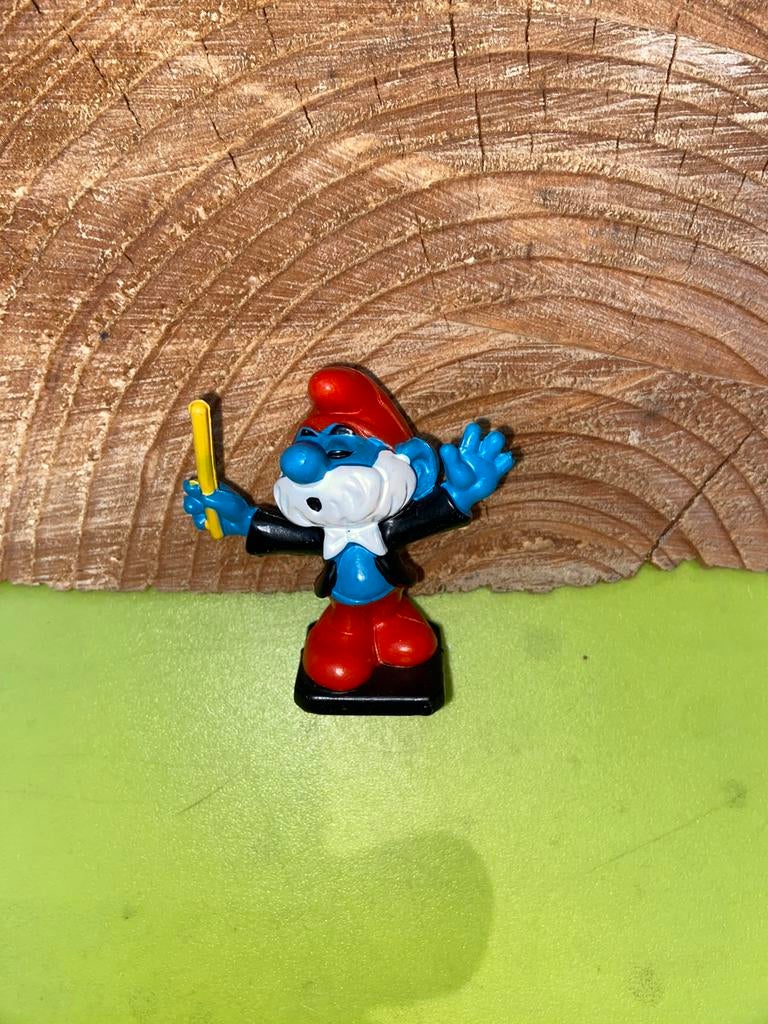 Smurfen dirigent grote smurf, Verzamelen, Smurfen, Ophalen of Verzenden, Zo goed als nieuw, Verschillende Smurfen