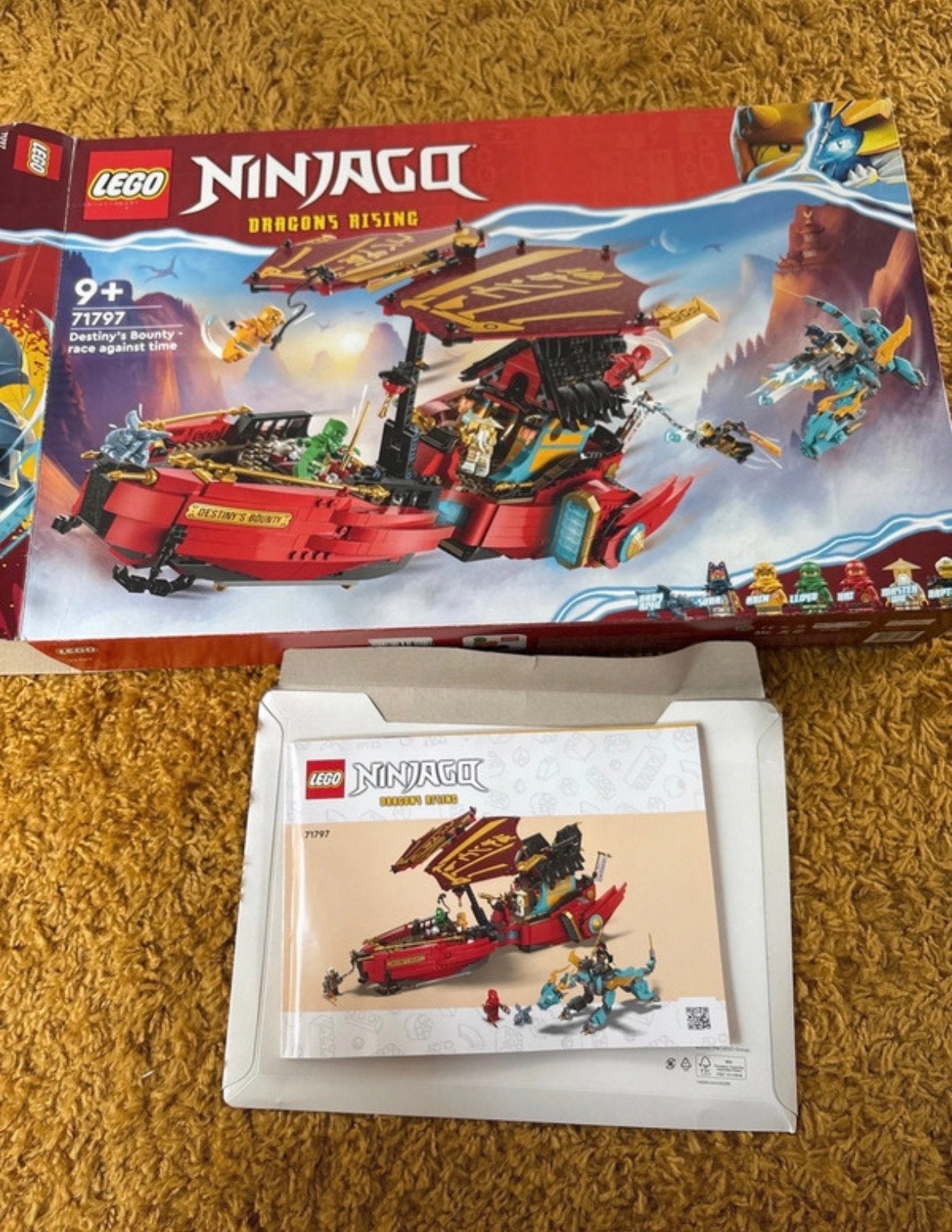 Lego Ninjago 71797 Destiny's Bounty - Gebouwd met doos, Kinderen en Baby's, Speelgoed | Duplo en Lego, Gebruikt, Lego, Ophalen of Verzenden