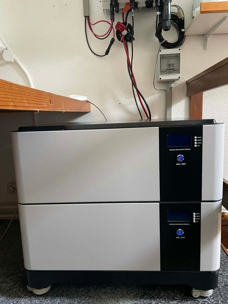 NIEUW Delongtop 15,36 kWh Thuisbatterij – LiFePO4 51,2V, Ophalen, Nieuw, Overige typen, 200 wattpiek of meer