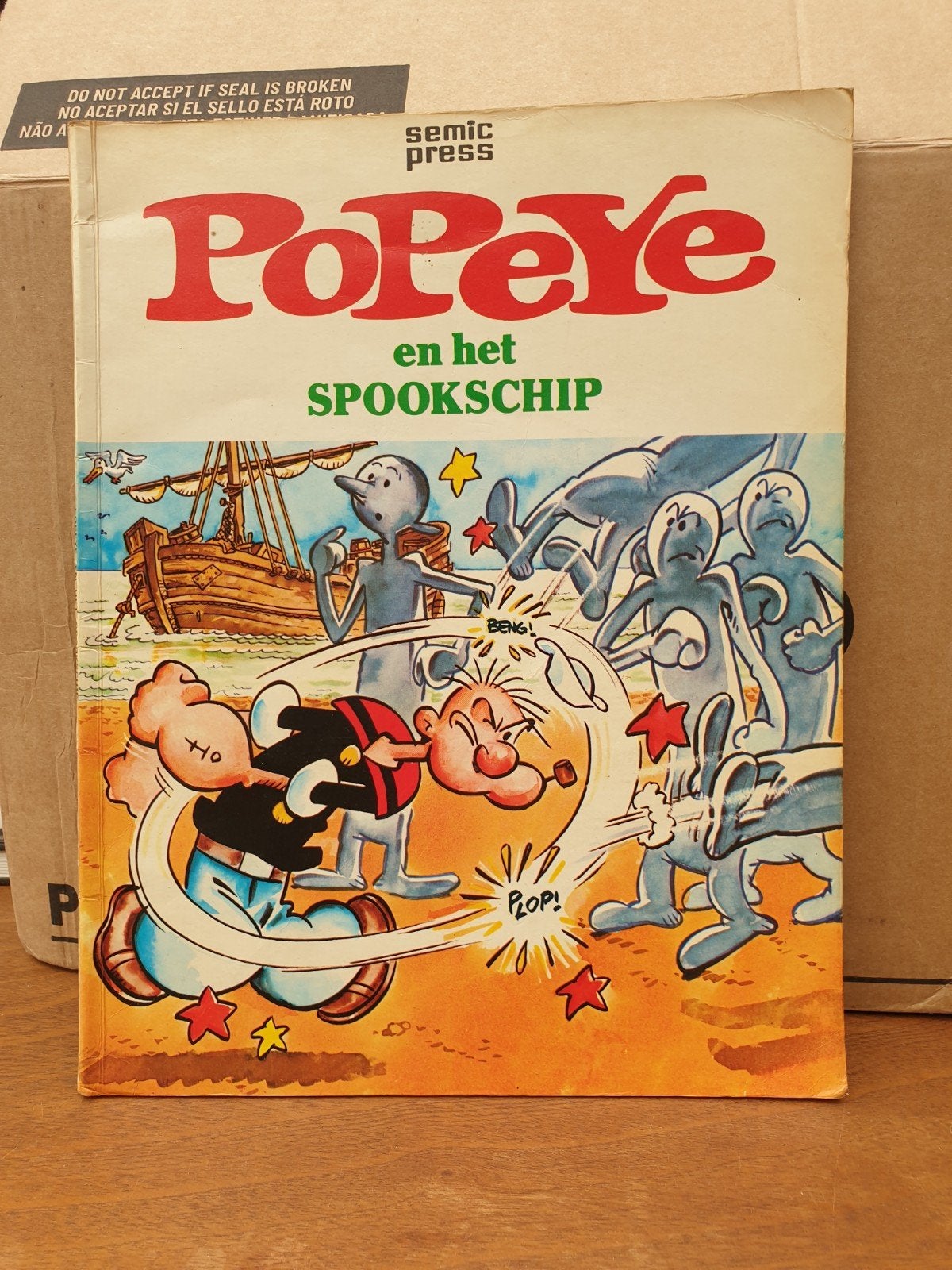 Popeye en het Spookschip (101), Eén stripboek, Ophalen of Verzenden, Gelezen