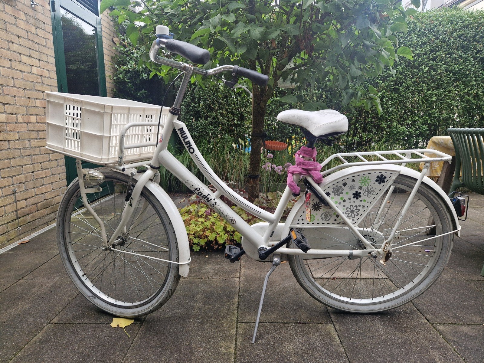 Mulino meisjesfiets 26 inch, opknapper met terugtraprem, Fietsen en Brommers, Terugtraprem, Gebruikt, Handrem, Mulino